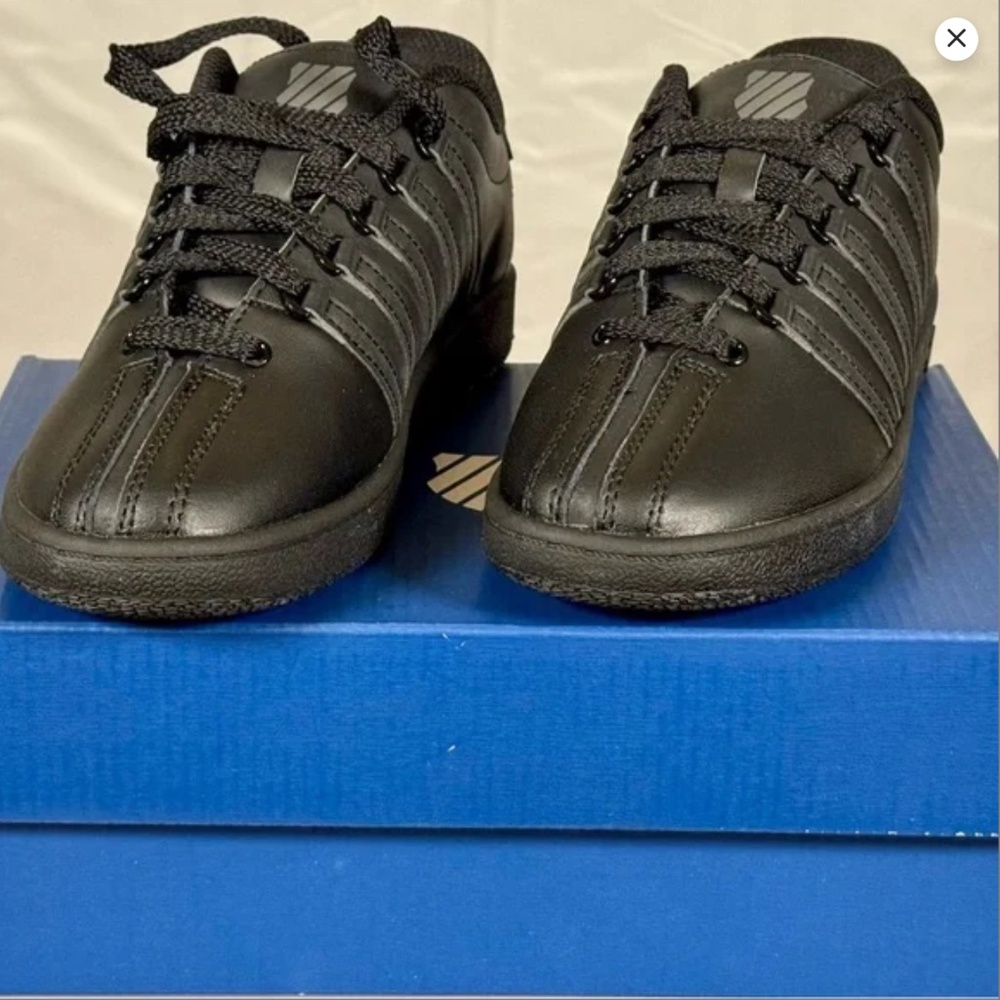 K-Swiss Little Kid's Classic 50144 Child's Shoes Athletic Sneakers Black Sz 3.5